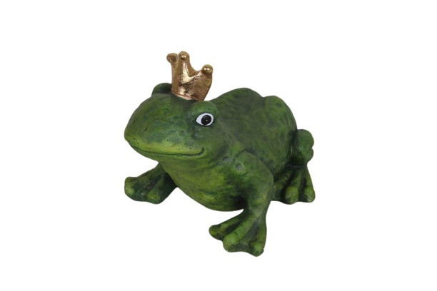 TrendLine Dekofigur Frosch 37,5 x 27,5 cm grün