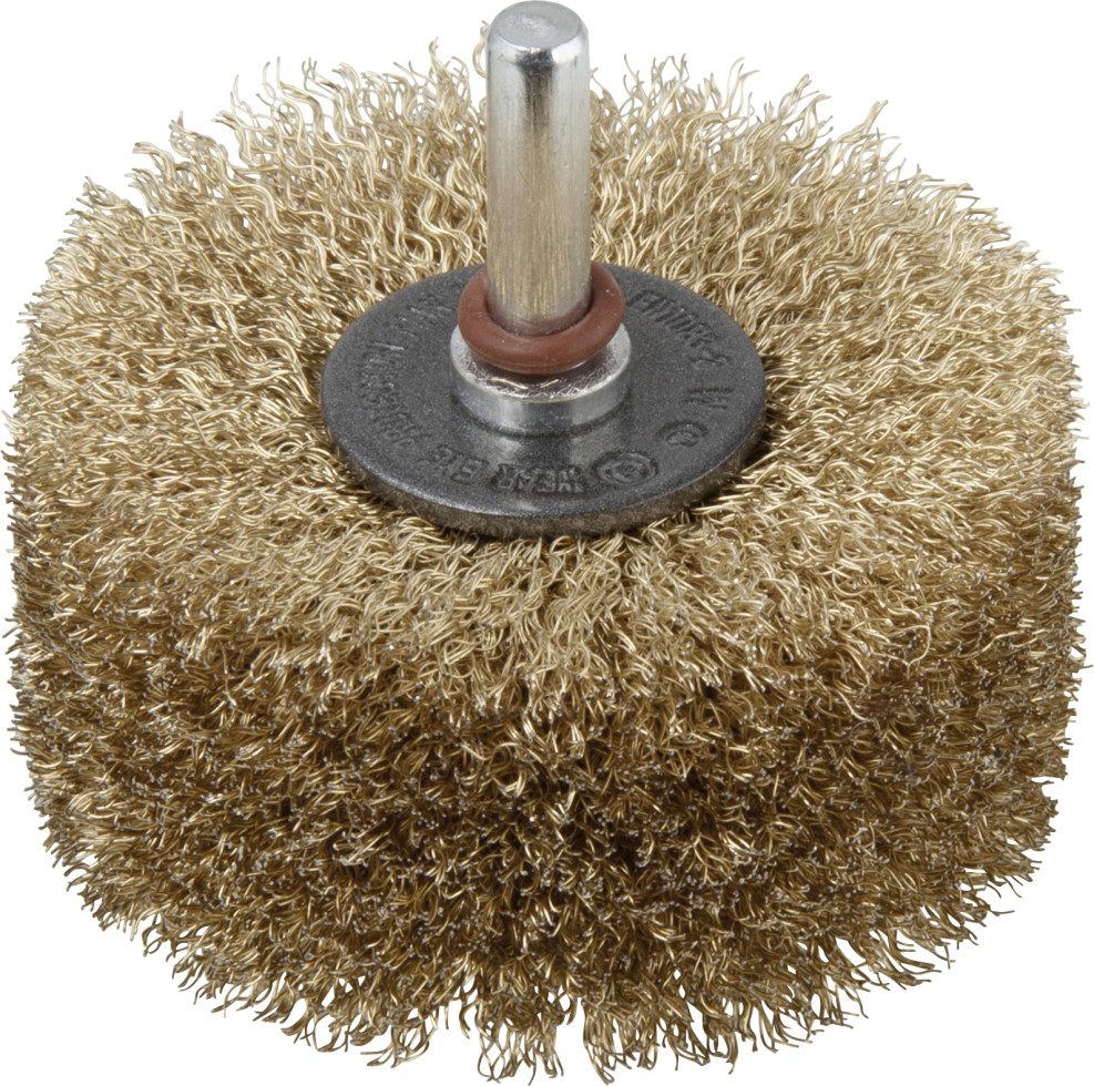 Wolfcraft Strukturbürste Ø 80 mm Schaft 8 mm Holz