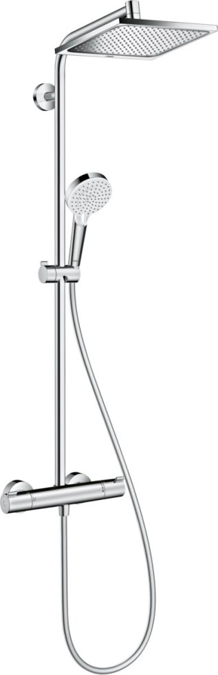 Hansgrohe Kopfbrausesystem Crometta E 240 mit Brausethermostat
