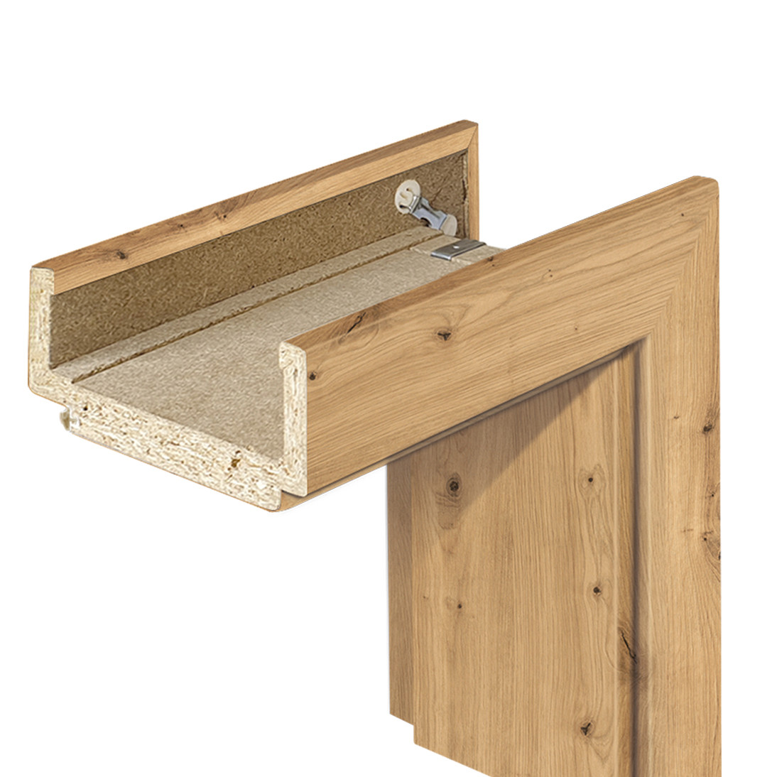 Borne Zarge CPL Eiche astig 73,5 cm DIN links