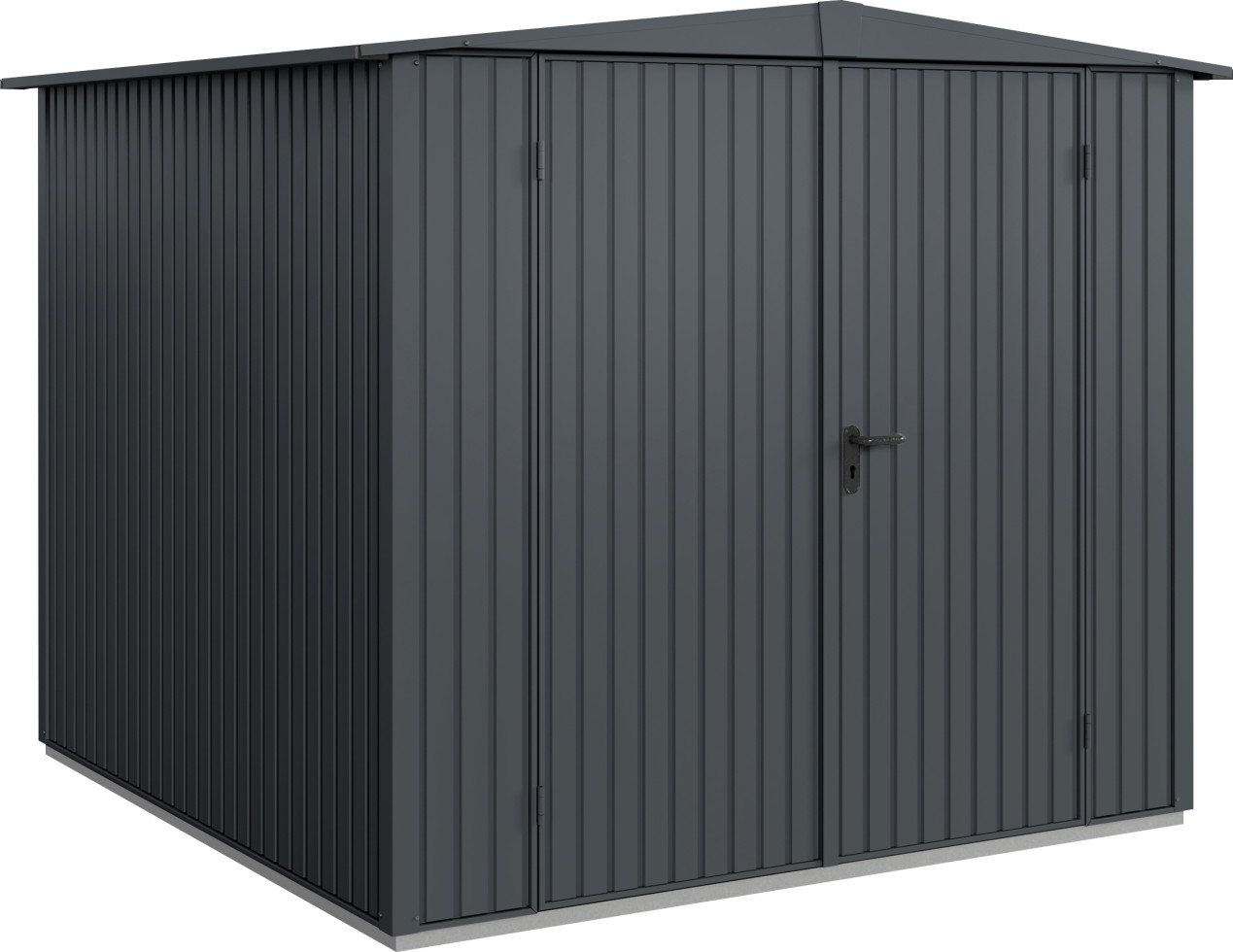 EcoStar Gerätehaus Trend-S Typ 2 258,8 x 247,7 x 216 cm anthrazitgrau
