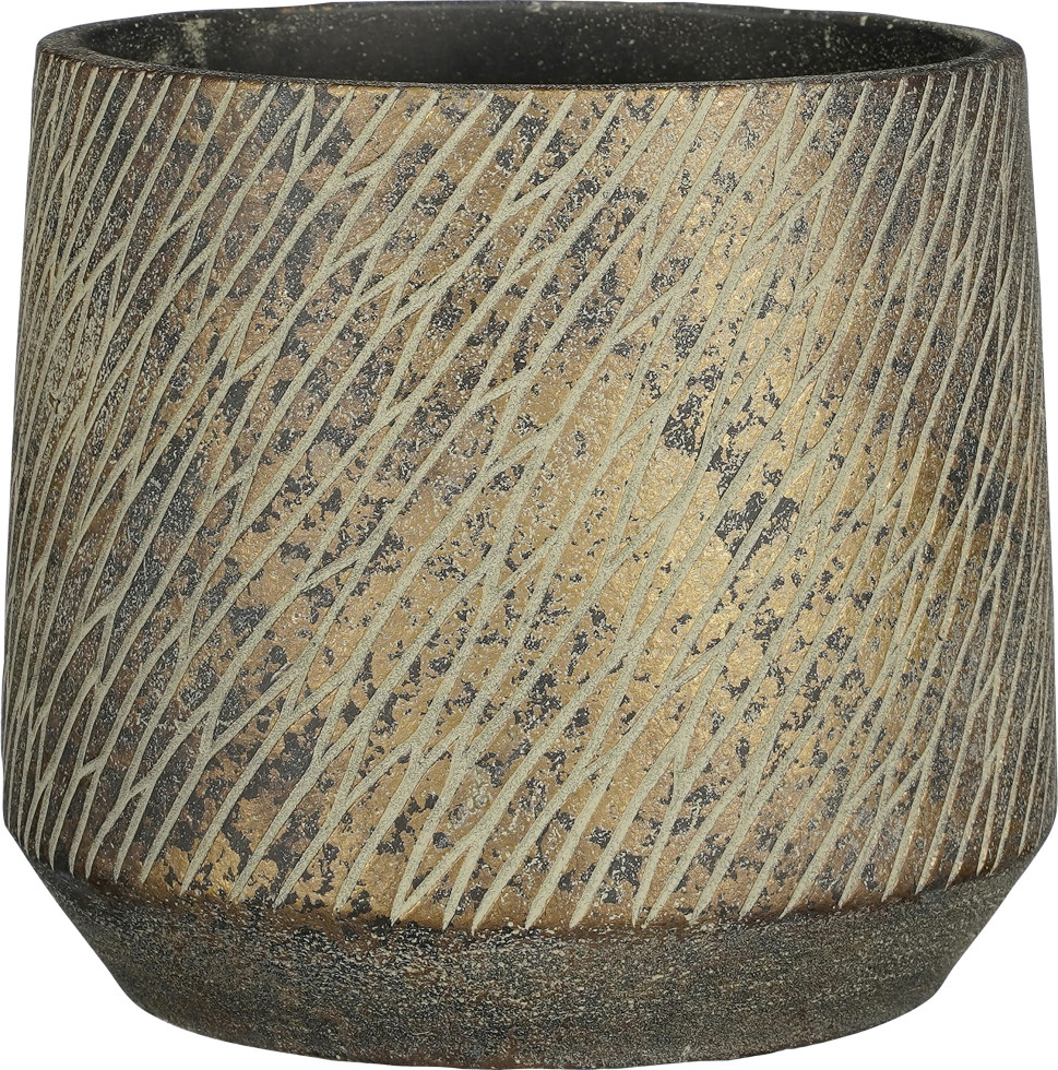 Mica Übertopf Camino Ø 18,5 x 16,5 cm dunkelbraun