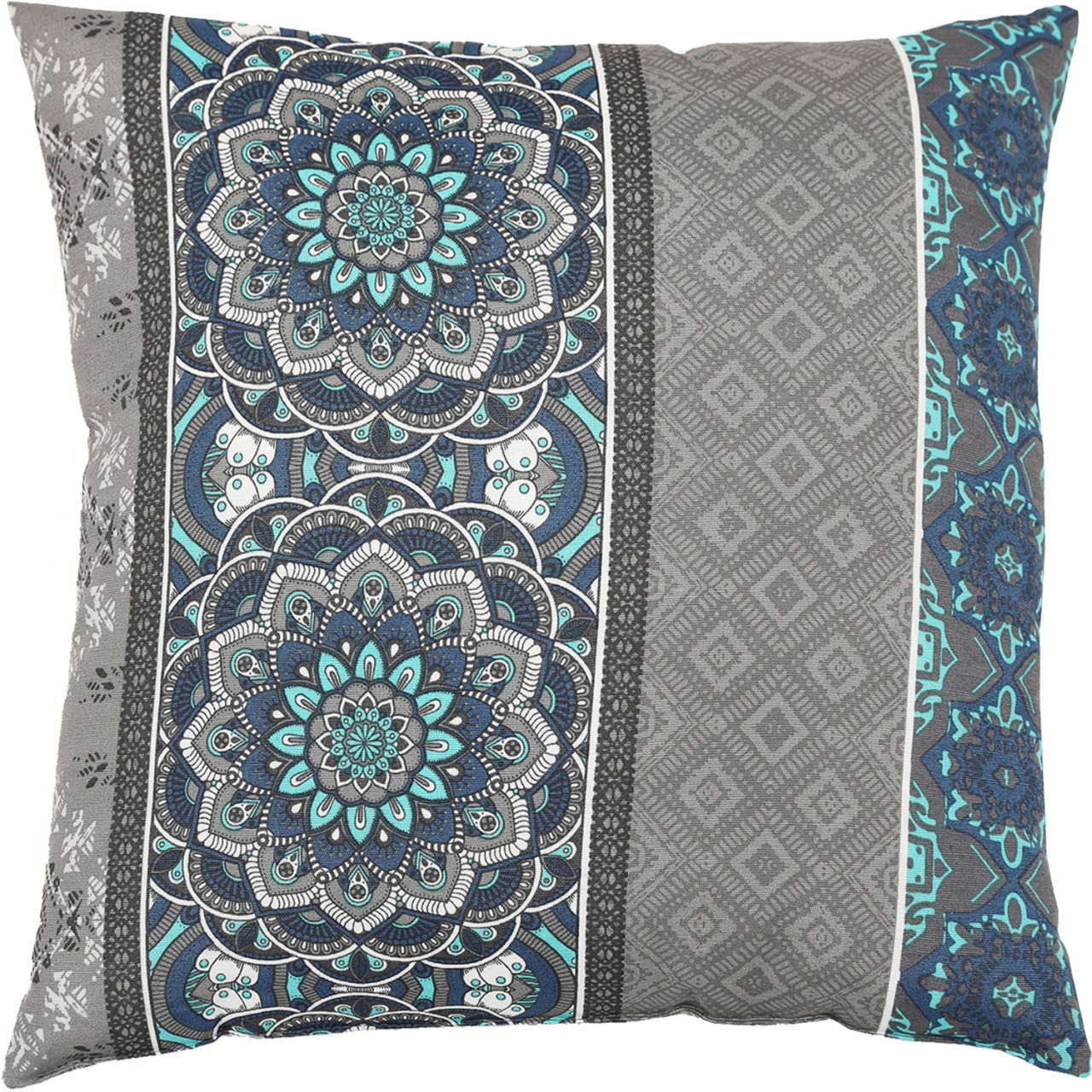 GO-DE Dekokissen Klara 48 x 48 cm blau