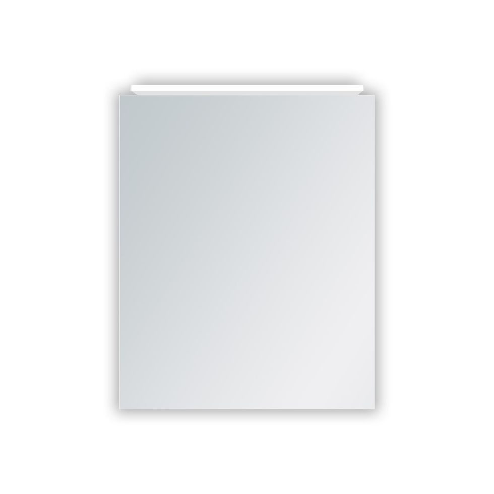 DSK Spiegelschrank Aluminio Vegas 50x60 cm, mit Steckdose