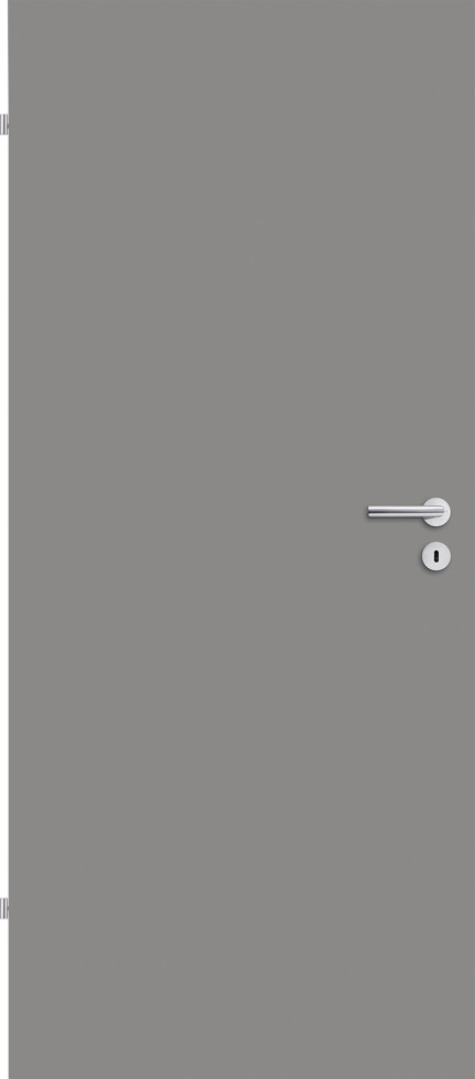 Borne Türblatt Lack edelgrau Röhrenspan