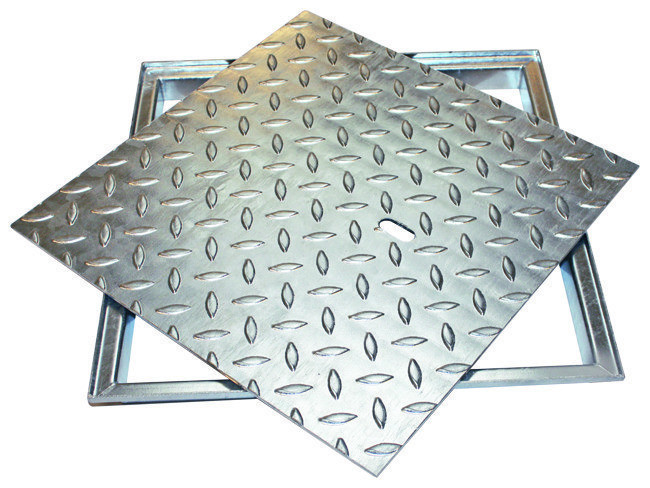 ACO Access Cover Easy Schachtabdeckung Stahl verzinkt 61 x 61 x 3,6 cm