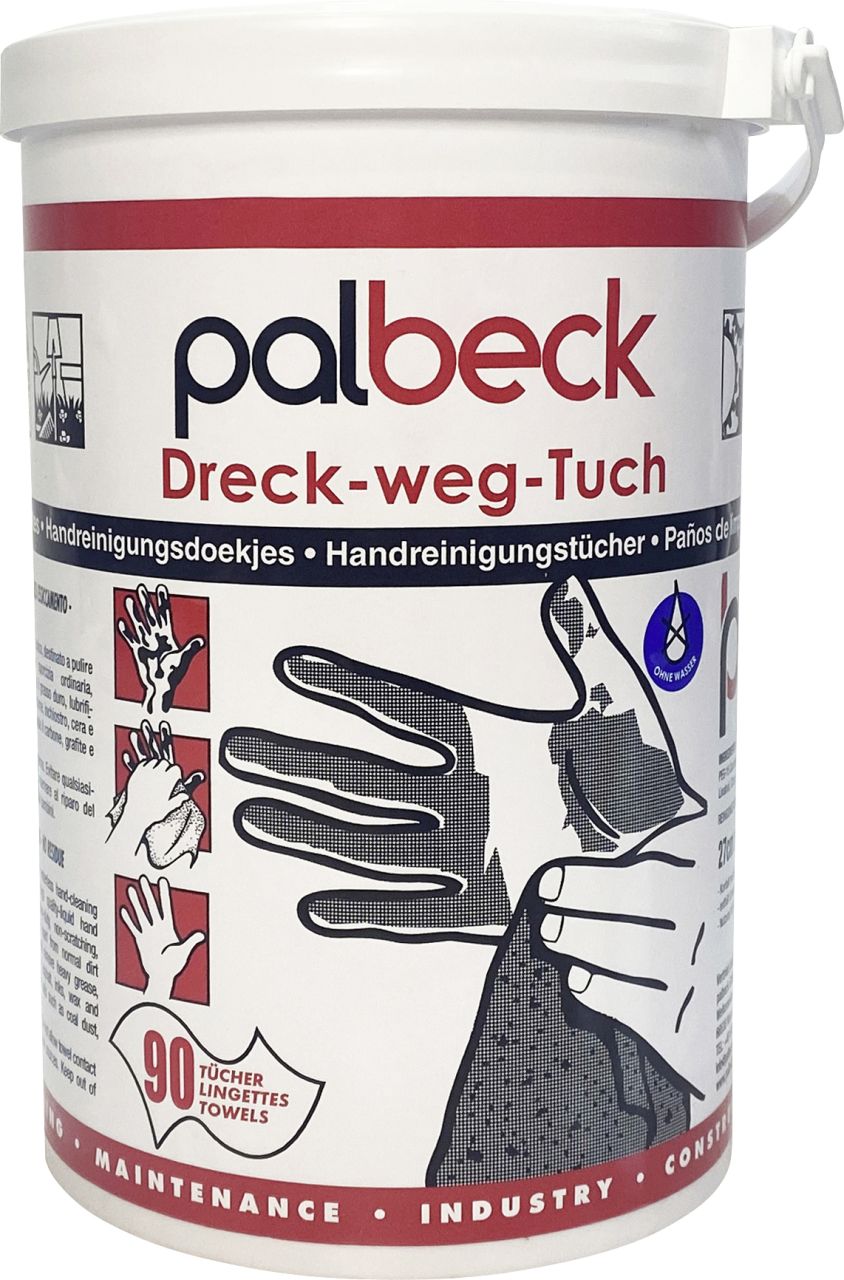 Palbeck Handreinigungstücher Dreck-Weg-Tuch 90 Tücher