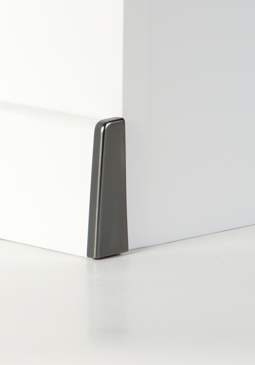 Classen Endkappen für Clip-Laminatleiste foliert 19 x 58 mm chrom