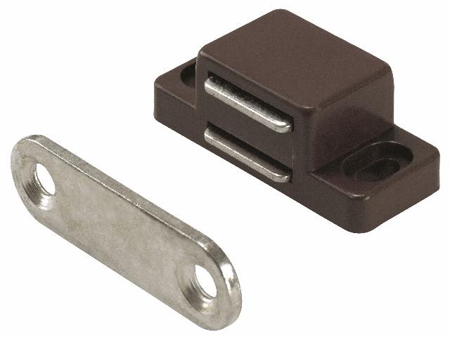 Hettich Magnetschnäpper 13 x 15 x 35 mm braun 4 kg - 4 Stück