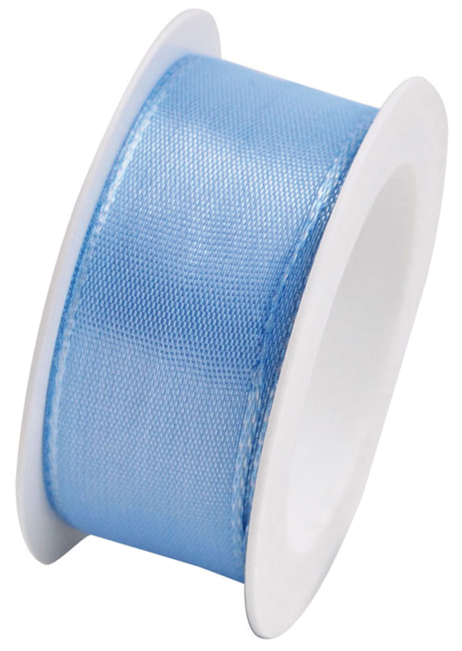 Geschenkband mit Draht hellblau 2,5 m