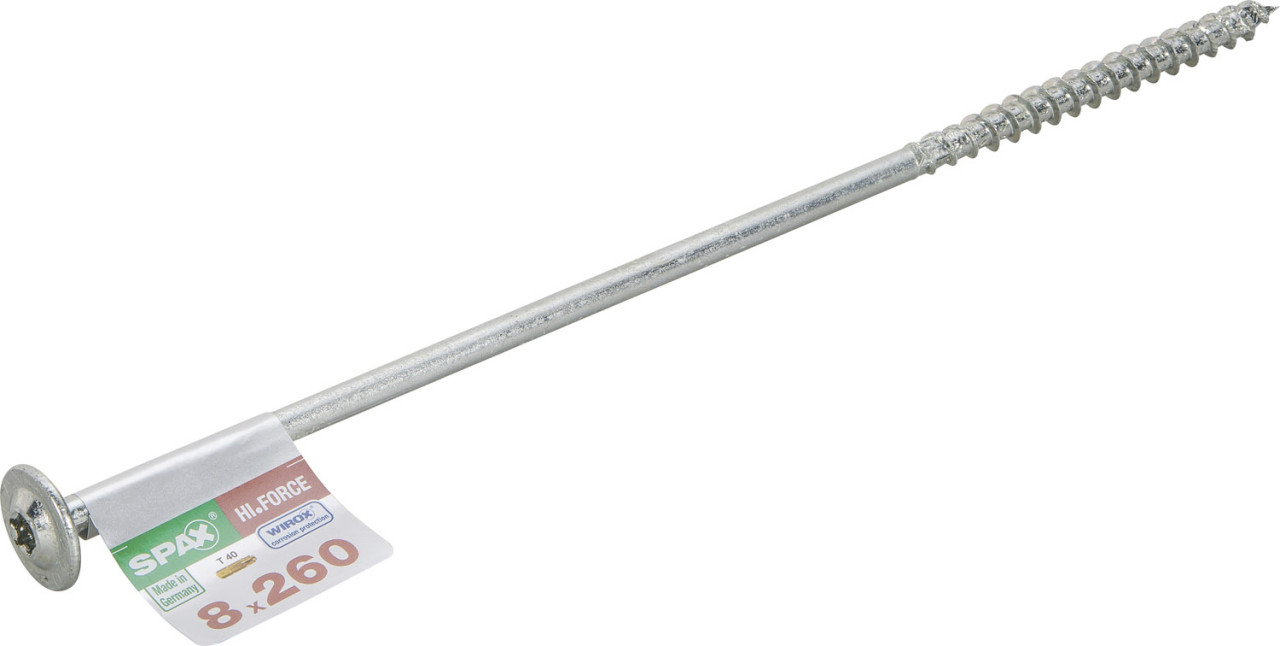 Spax Holzbauschrauben 8.0 x 260 mm TX 40 - 1 Stk.