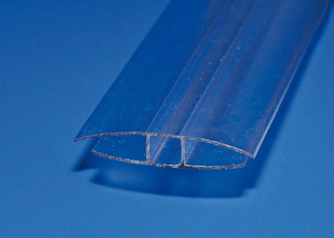 Gutta Polycarbonat H-Profil 250 cm 10 mm klar