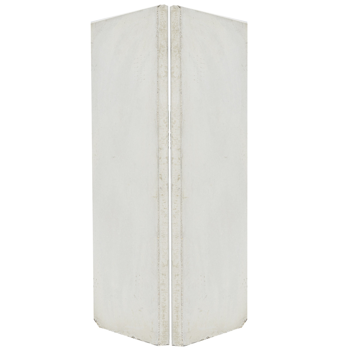 EHL L-Stein Ecke Beton 50 x 50 x 155 cm 2-teilig grau