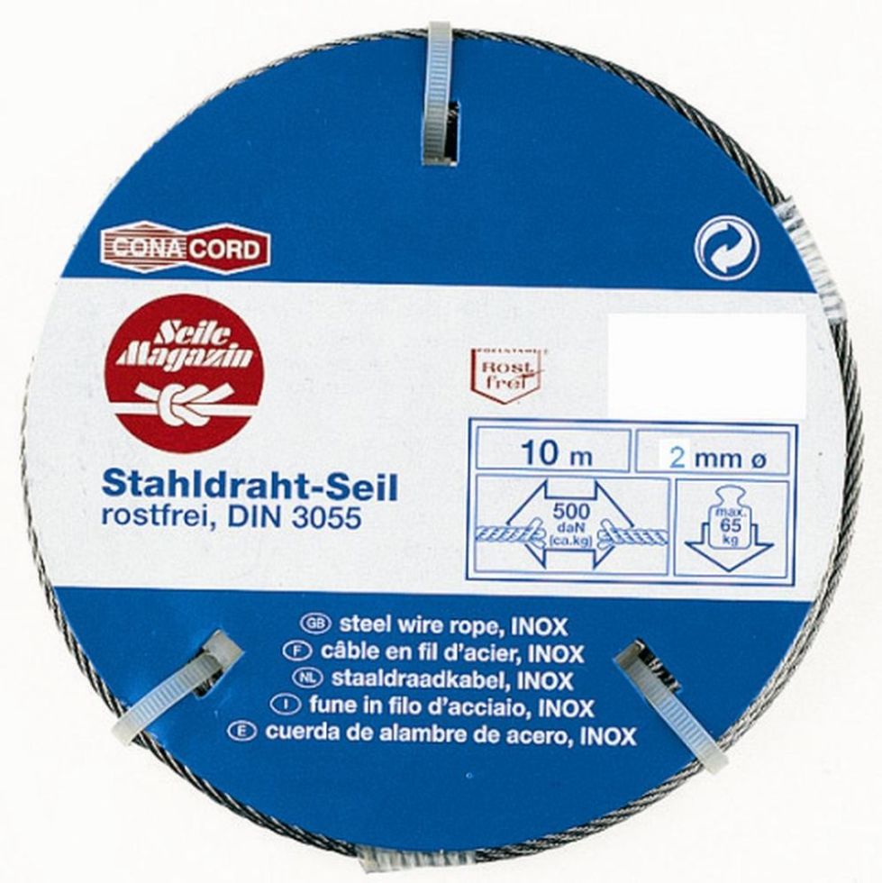 Conacord Drahtseil Ø 2 mm x 10 m