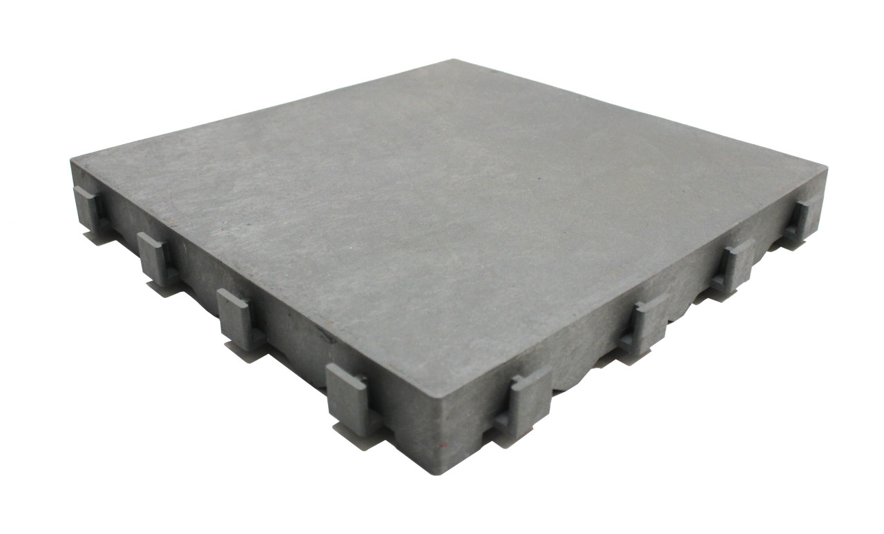 ONEK WPC-Klickfliese betongrau 40 x 40 x 4,5 cm 1 Stück