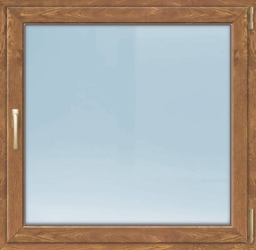 Meeth Fenster 95 x 105 cm DIN rechts 1 flügelig Dreh-Kipp golden Oak