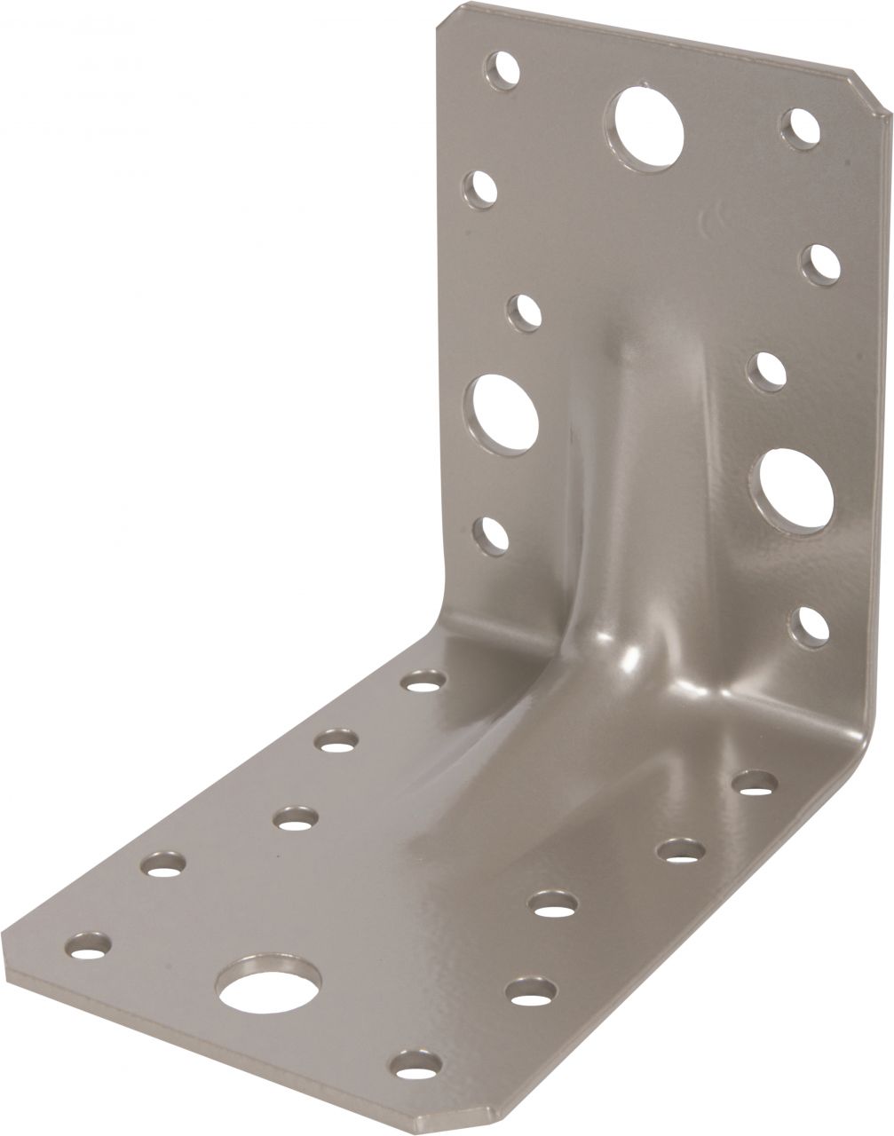 Alberts Duravis Schwerlast-Winkelverbinder mit Sicke perlbeige 90 x 65 mm