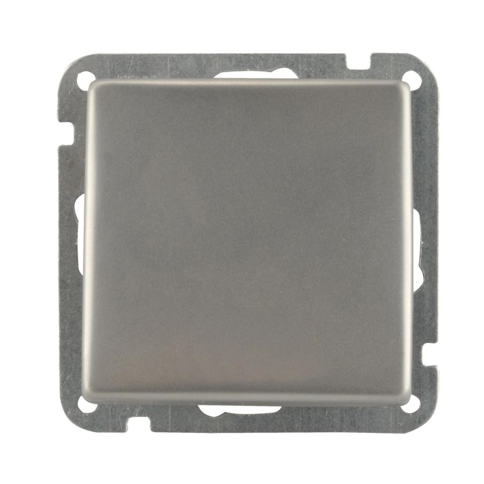 Unitec Aus-Wechselschalter edelstahl edelstahl, Serie Imola