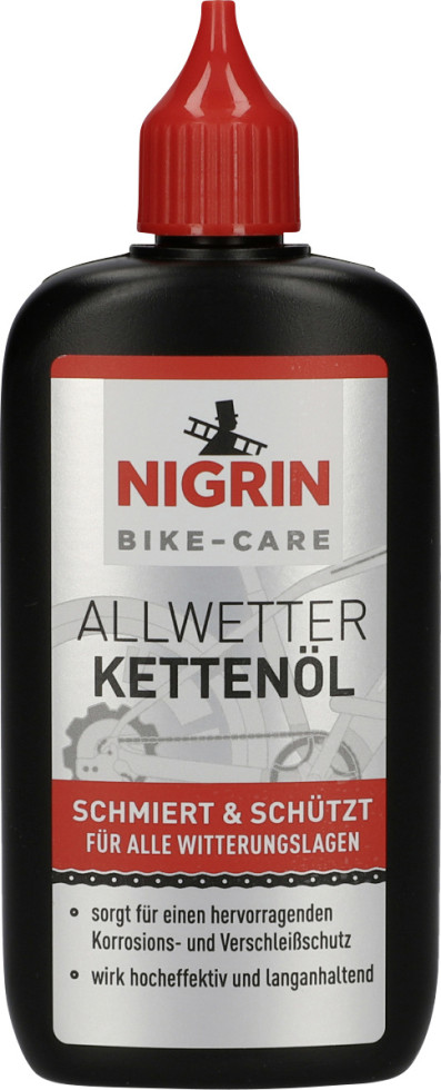 Nigrin Bike-Care Kettenöl für Fahrrad Allwetter 100 ml