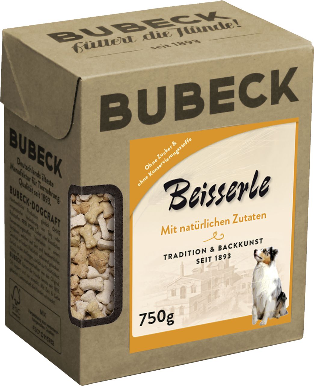 Bubeck Beisserle Adult Hundekuchen 750 g