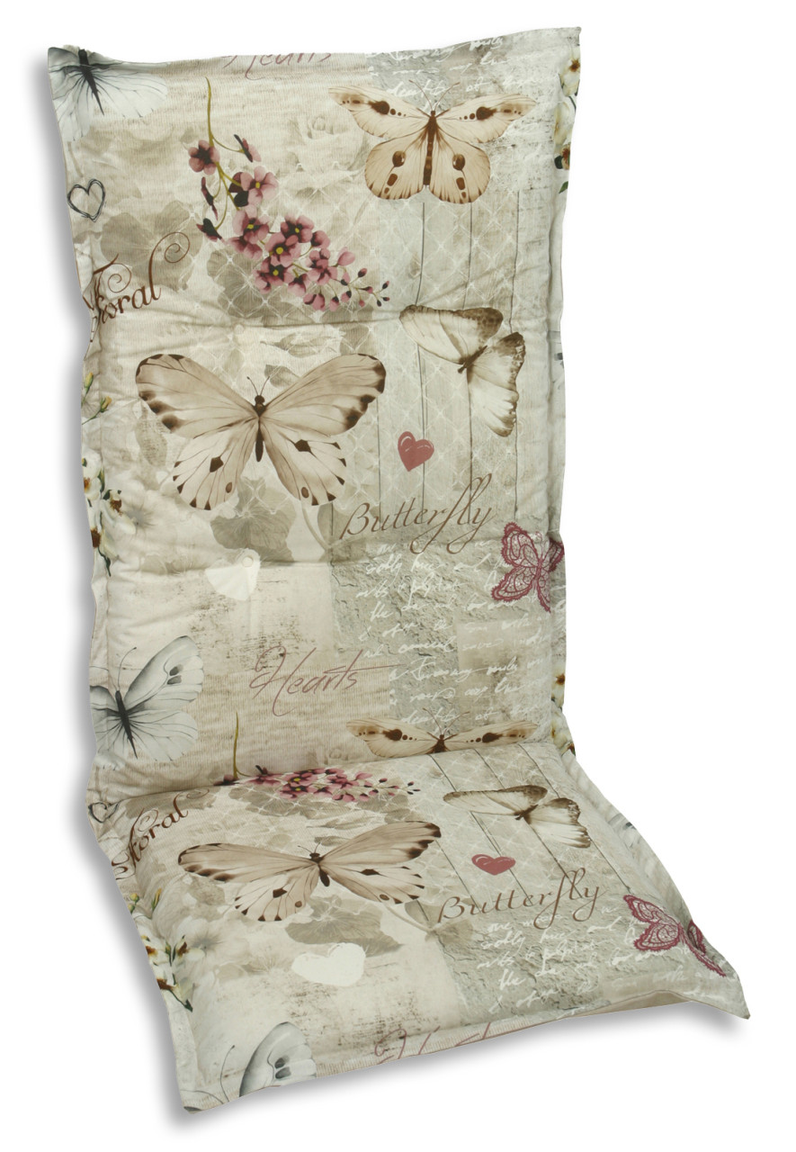 GO-DE Mittellehner-Auflage 108 x 50 x 6 cm beige