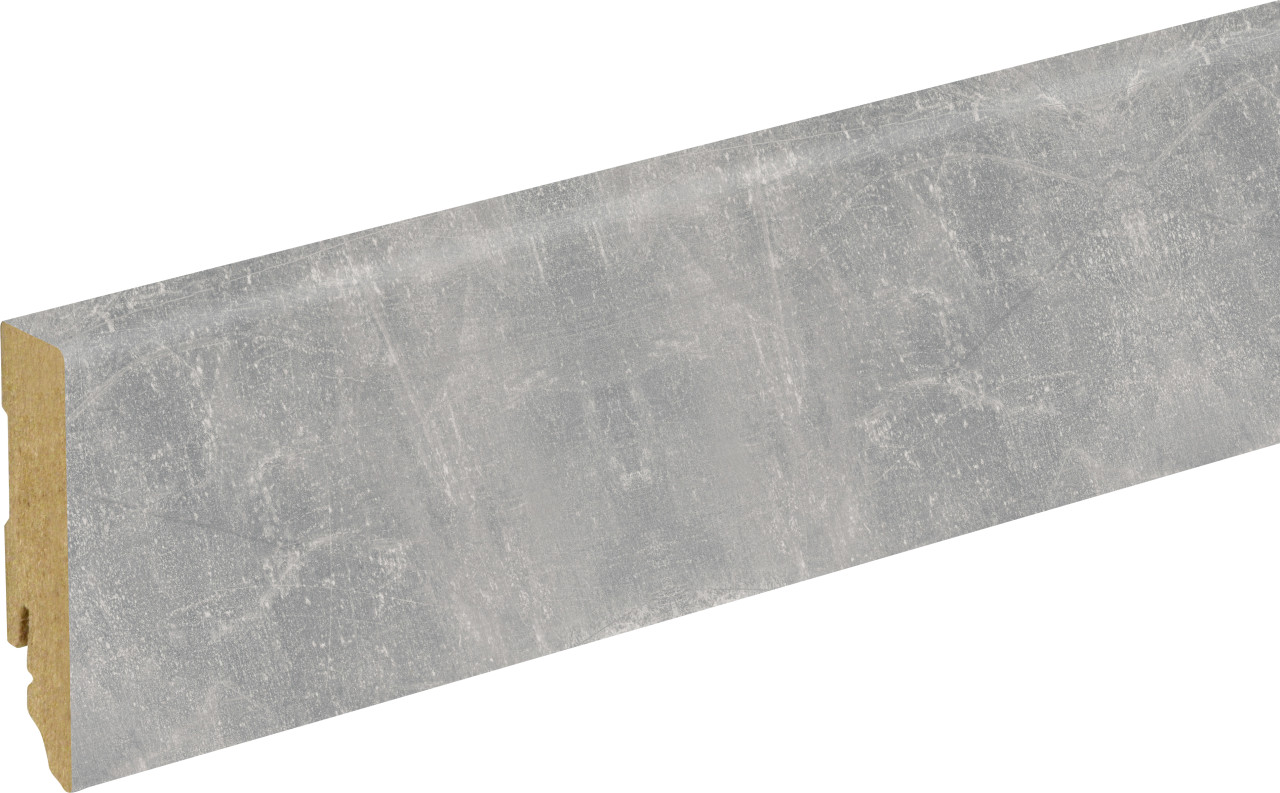 Neuhofer Fußleiste 240 cm 70 x 19 mm Sichtestrich hell
