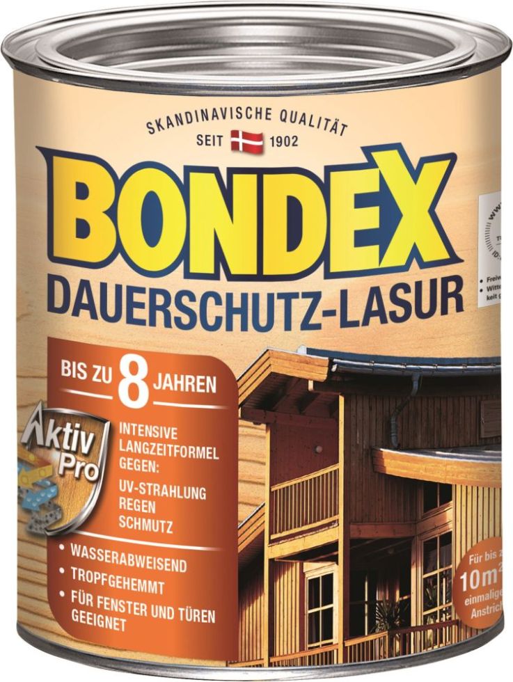 Bondex Dauerschutz Lasur 750 ml teak