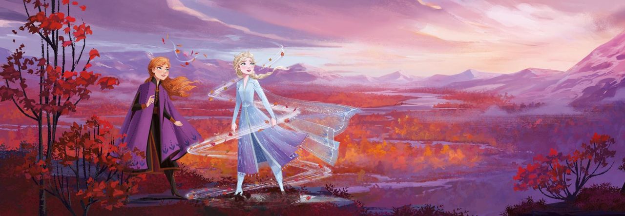 Komar Fototapete Frozen Panorama 368 x 127 cm