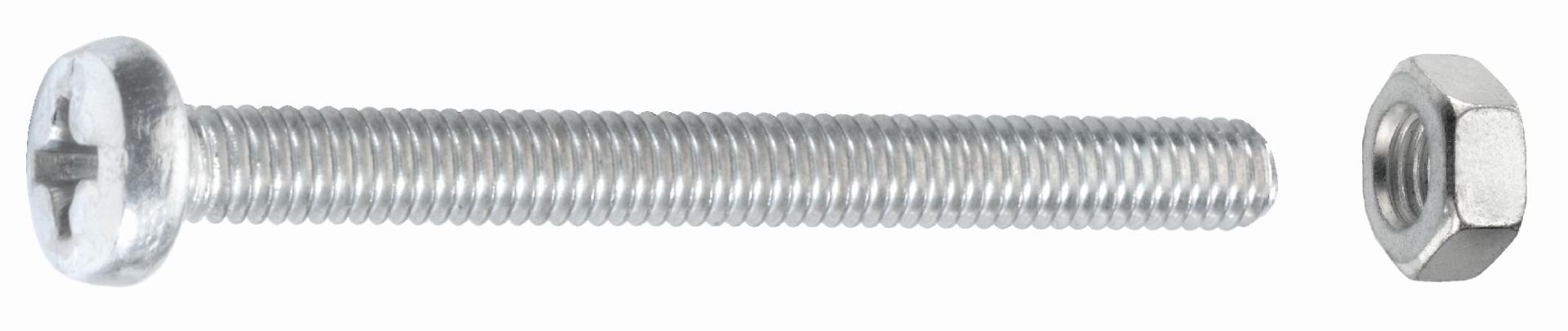 Connex Gewindeschrauben M6 x 40 mm PH 3 Linsenkopf - 4 Stk.