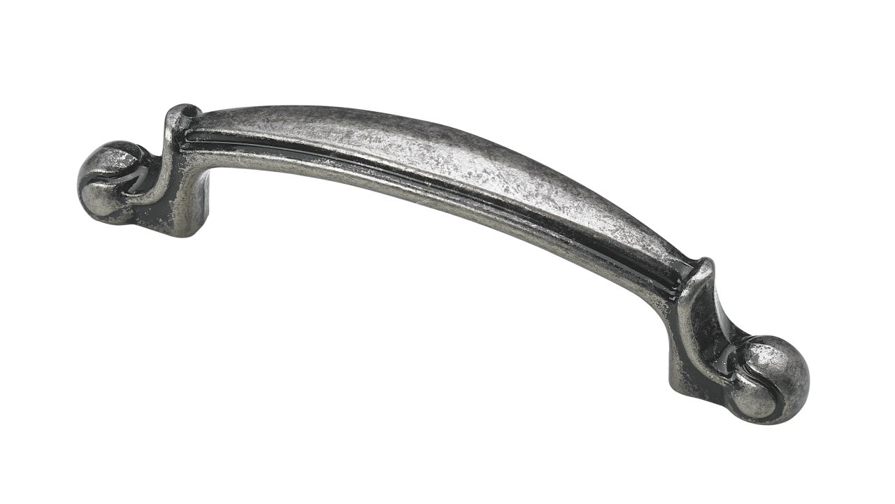 Hettich Möbelgriff Zinkdruckguss silber 12,0 x 88,0 x 22,0 mm - 1 Stück