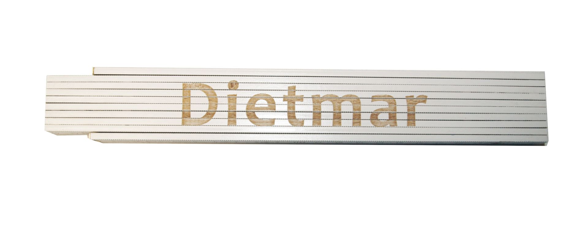 Zollstock Dietmar 2 m weiß