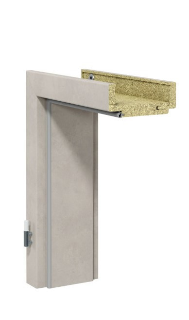 GetaDoor Zarge CPL Semento 73,5 cm DIN rechts