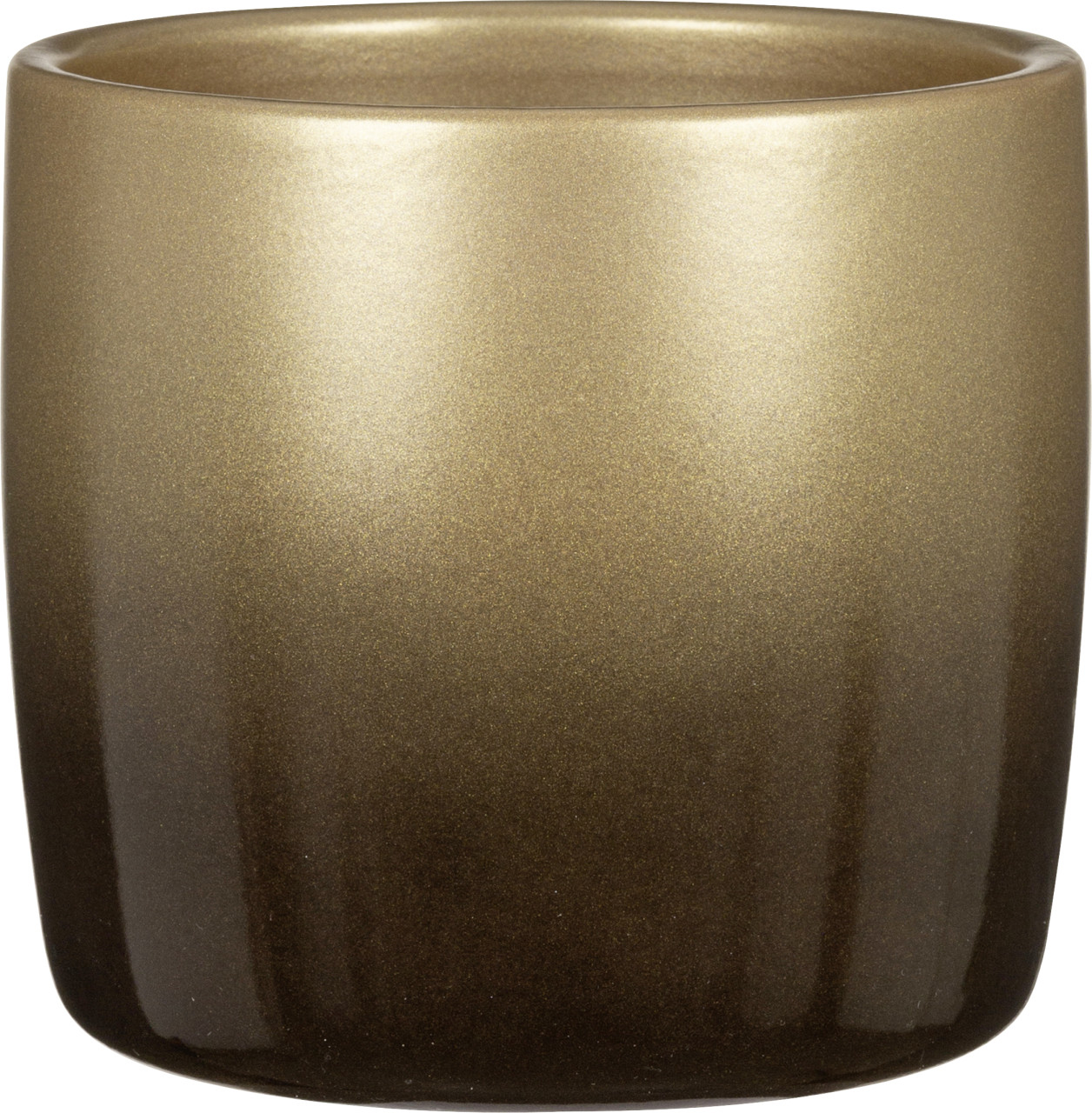 Scheurich Übertopf gold 13,5 x 13,5 cm Keramik