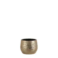 Mica Blumentopf Clemente Ø 15,5 x 19,5 cm gold