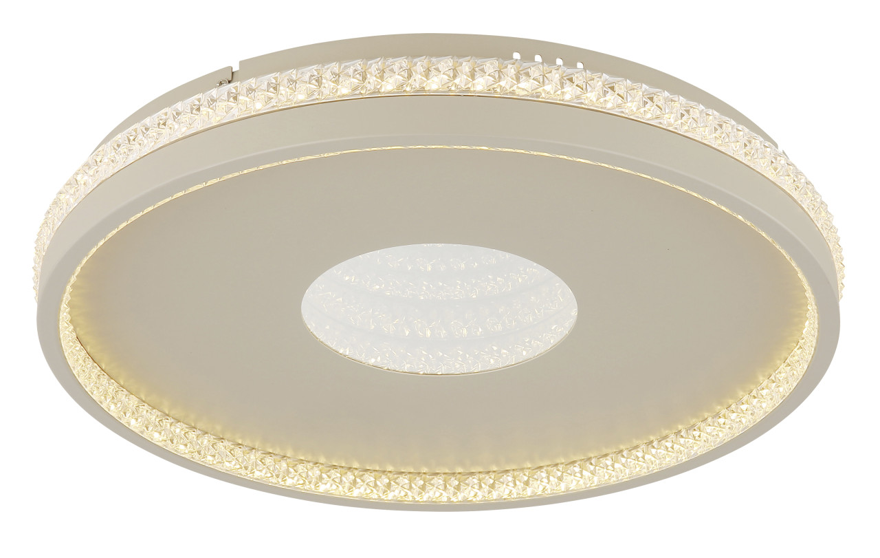 Globo Deckenleuchte Shirley Ø 41 x 6,5 cm sand matt CCT