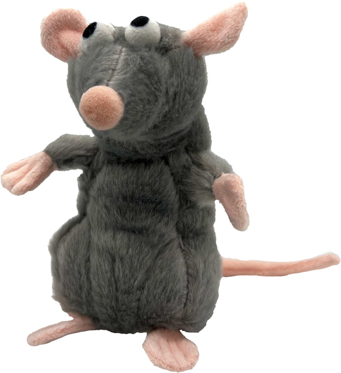 Aumüller Katzenkissen Ratte Cedric grau mit Füllung 13 x 6 x 5 cm