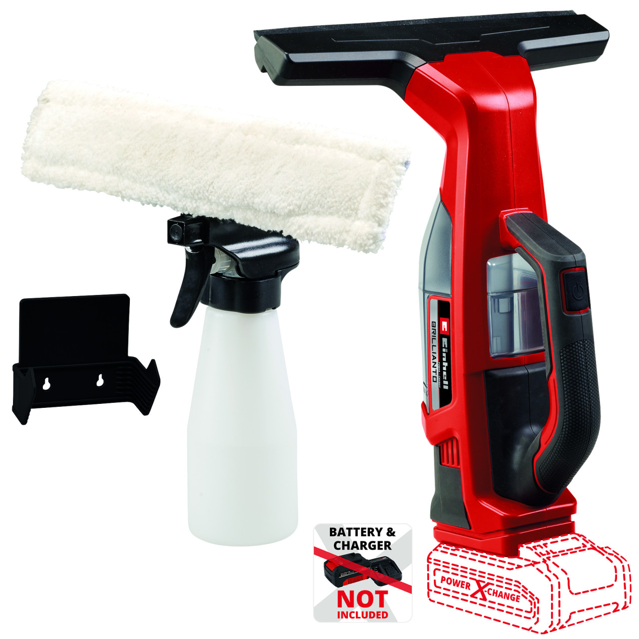 Einhell Akku-Fensterreiniger Brillianto Solo 18 V