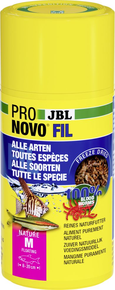 JBL Fischfutter Pronovo Fil Rote Mückenlarven Fischfuttr 100 ml