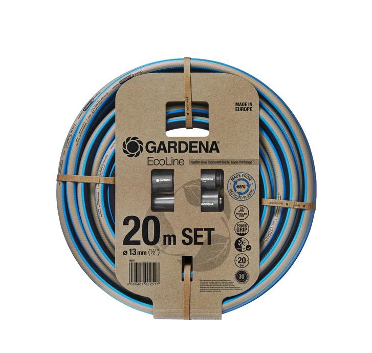 Gardena Gartenschlauch Set EcoLine, 20 m, Anschlussstücke