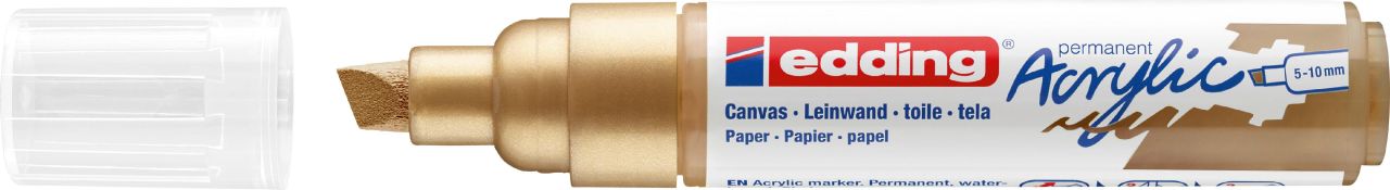 edding 5000 Acrylmarker breit reichgold 5 - 10 mm