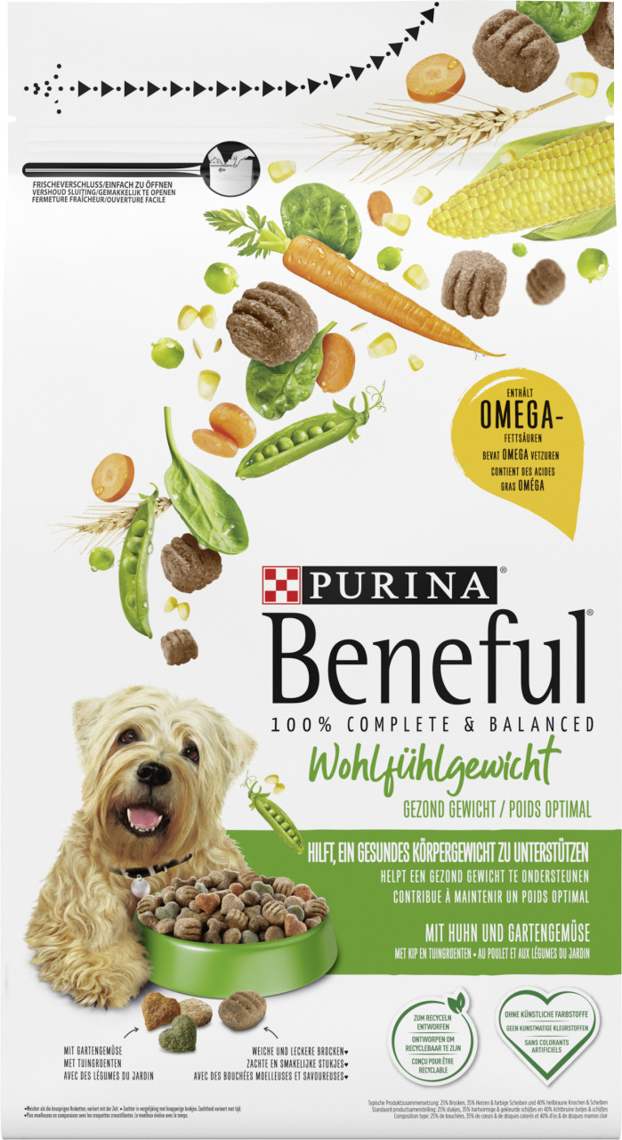 Purina Beneful Hundetrockenfutter Adult 1,4 kg Huhn & Gemüse