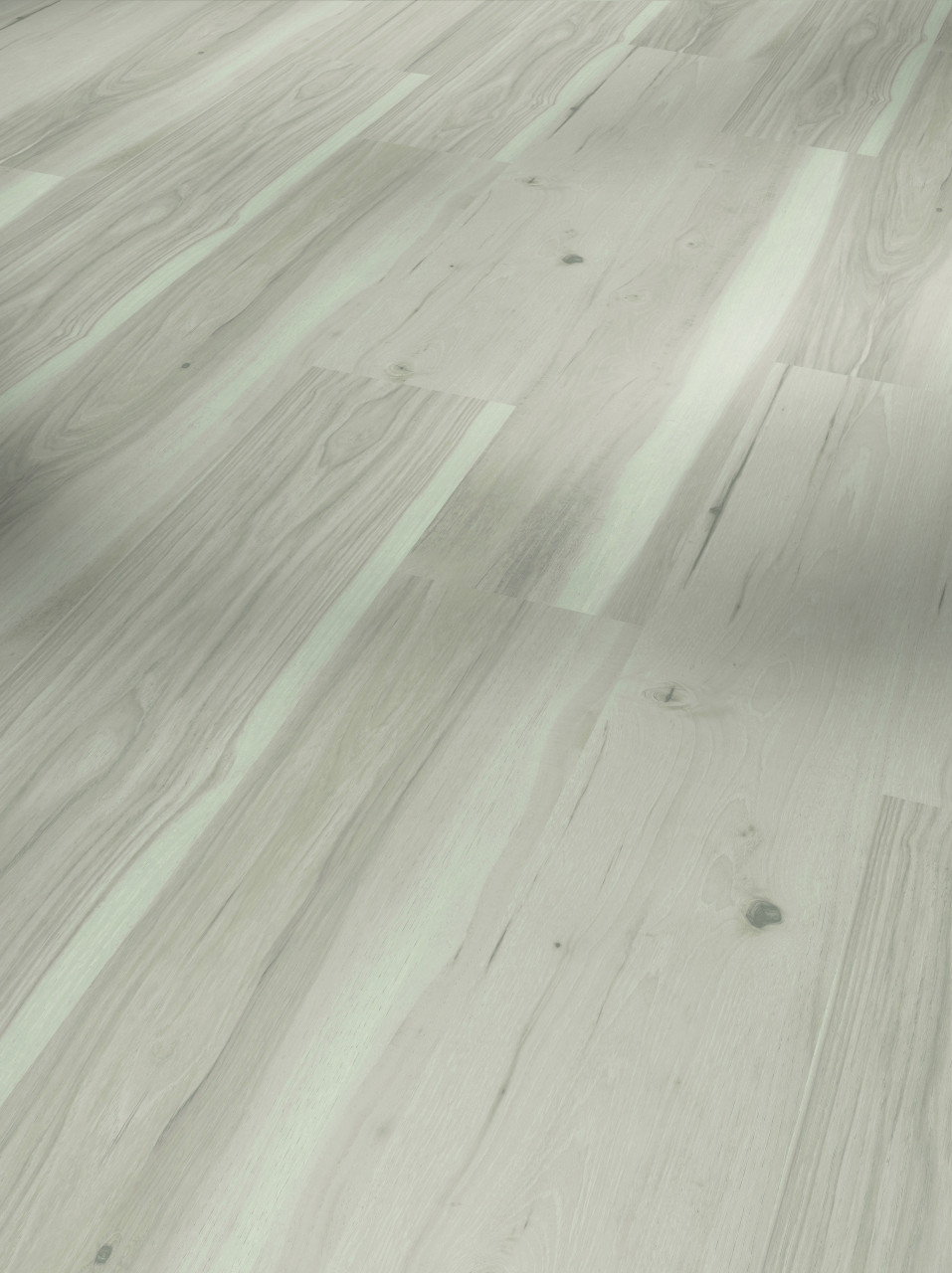 Designboden Vinyl CLICK'in skandinavische Esche weiß