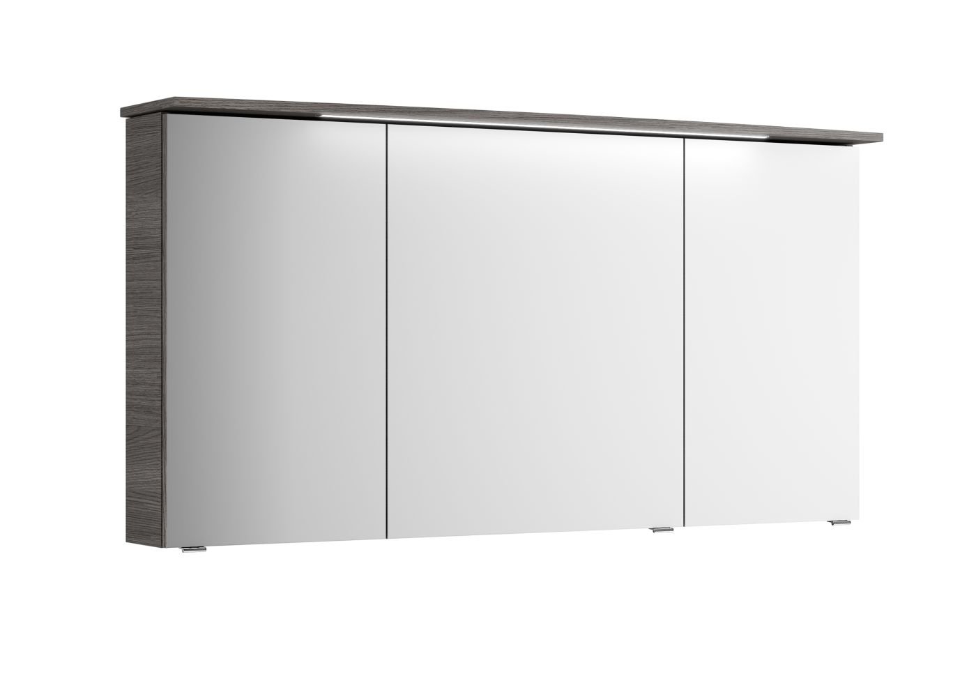 Pelipal Spiegelschrank Fokus 4010 Graphit Struktur quer, Breite 1420 mm