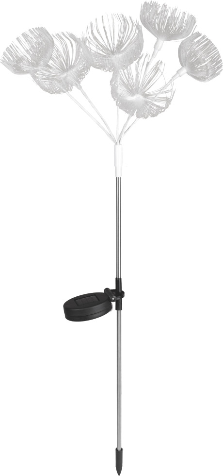 Light & More LED Solarleuchte Blumen weiß