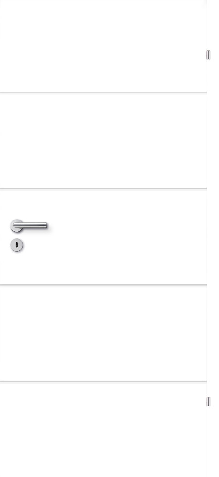 Borne Zimmertür Fila 5 design-weiß Röhrenspan