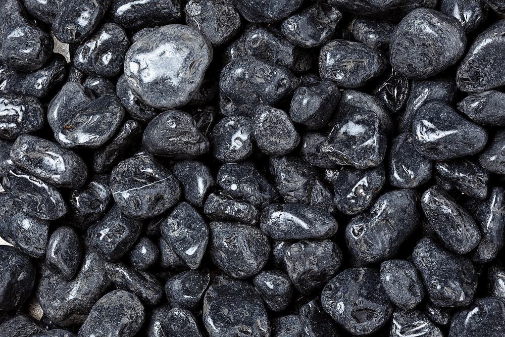 Kies Nero Ebano 60 - 100 mm schwarz 25 kg