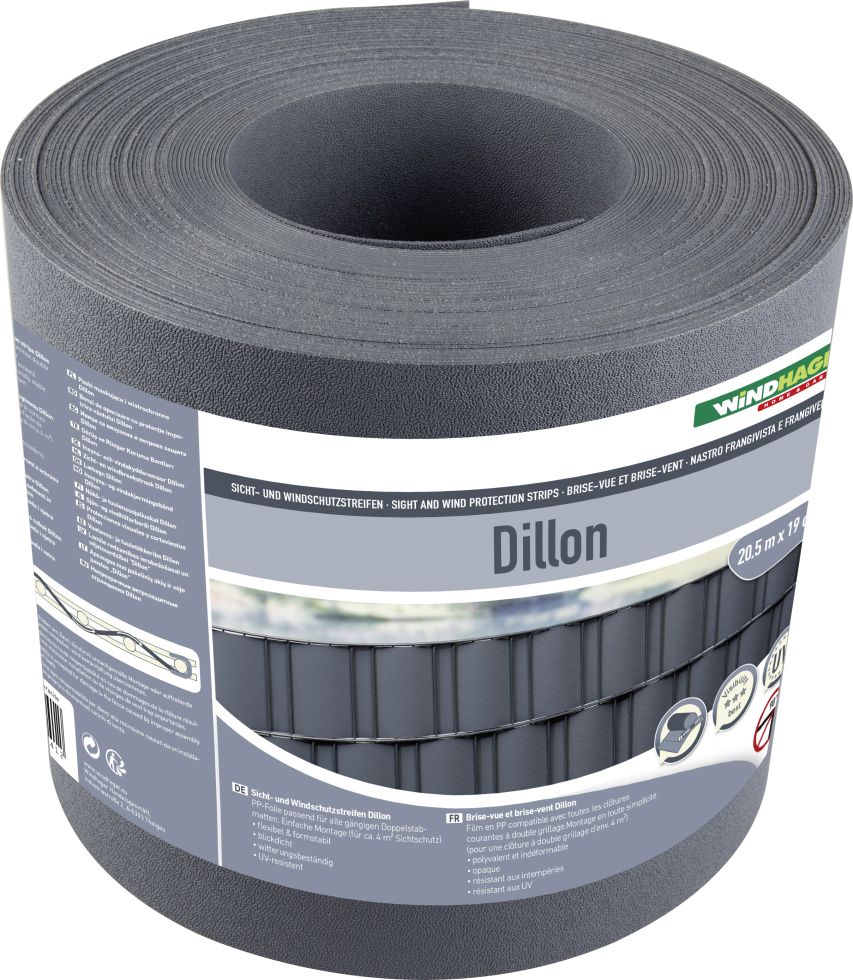 Windhager Sichtschutzstreifen Dillon 20,5 m, anthrazit