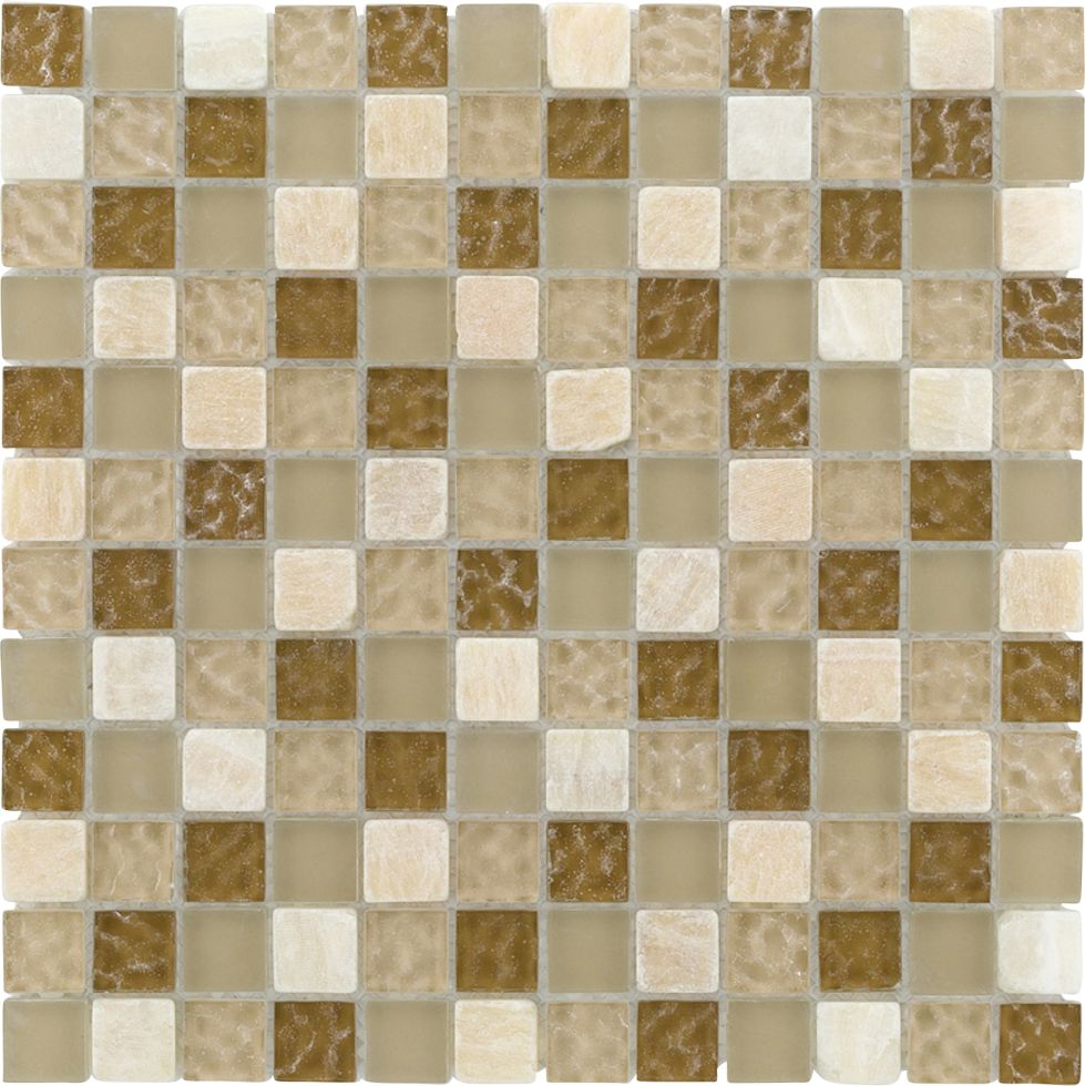Mosaikfliese Rustica Maxi 30 x 30 cm beige Steinmaß: ca. 2,3 x 2,3 cm