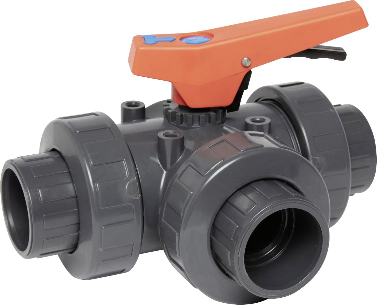 Steinbach PVC 3-Wege-Kugelhahn PN 10 D 50 DN 40