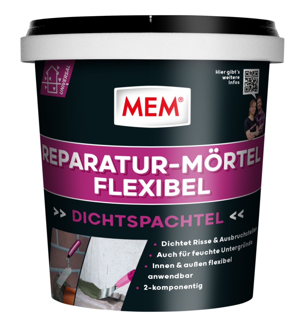 MEM Reparatur-Mörtel Flexibel 1 kg